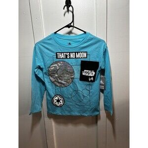 Star Wars Death Star Long Sleeve T Shirt Brand New Boys Size Medium